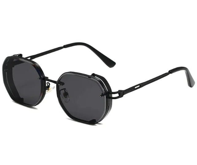 Men's Fashion Square Metal Sunglasses