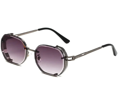 Men's Fashion Square Metal Sunglasses