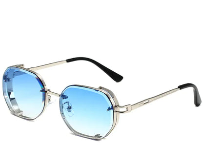 Men's Fashion Square Metal Sunglasses